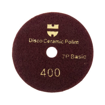 DISCO DE PULIR MARMOL 4” G 400 BASIC
